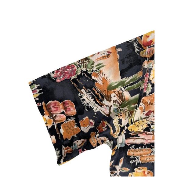 VTG Kahala John Severson Hawaiian Shirt Mens XL Drinks Cocktail Wine Aloha - Picture 3 of 9